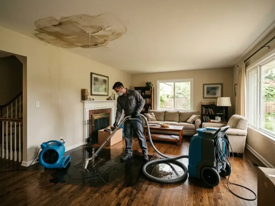 attic-pipe-burst-ceiling-drip-008 — frequently asked questions, Water Damage Restoration & Carpet Care in Carthage, MS